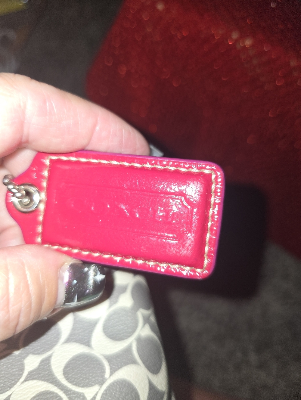 Coach Heritage Stripe Signature Chelsea Tote Bag In Preloved Condition - Picture 16 of 16